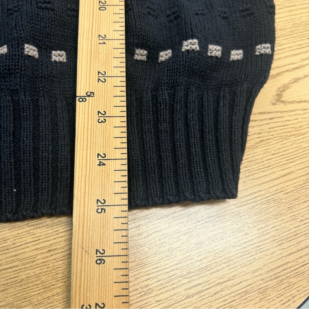 Vintage cotton grandpa sweater M - Picture 6 of 6